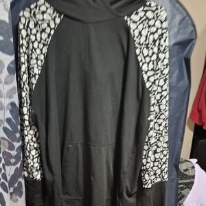 LuLaRoe Black and White Hoodie